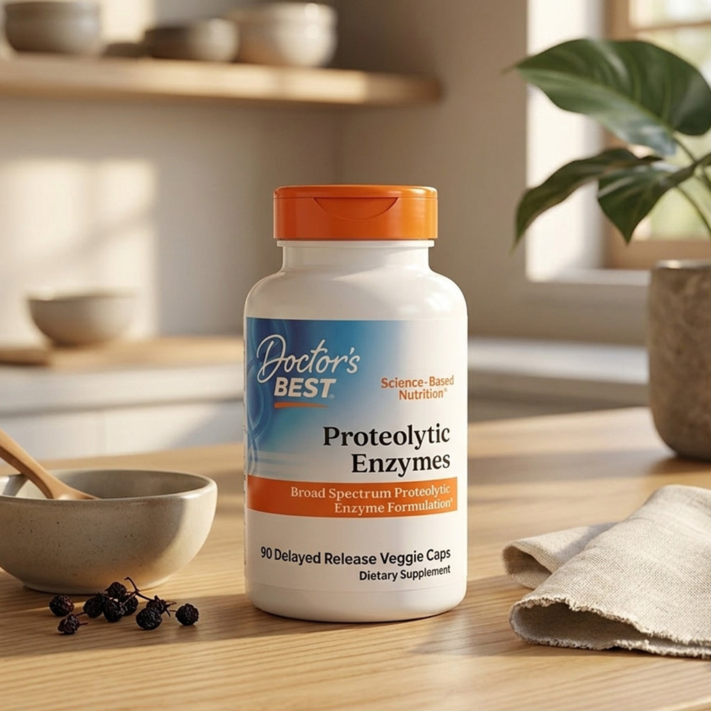 Doctor's Best - Proteolytic Enzymes - 90 vcaps