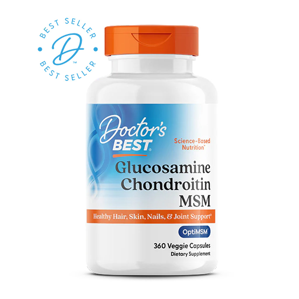 Doctor's Best - Glucosamine Chondroitin MSM with OptiMSM - 360 caps