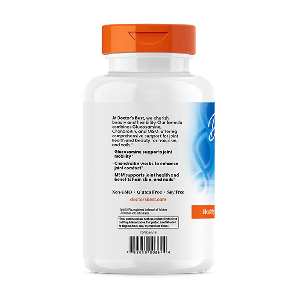 Doctor's Best - Glucosamine Chondroitin MSM with OptiMSM - 360 caps