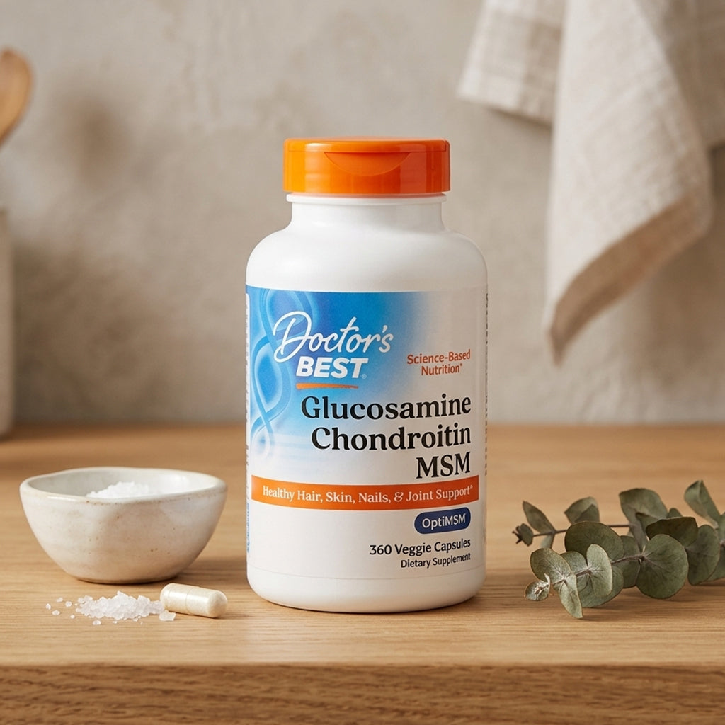 Doctor's Best - Glucosamine Chondroitin MSM with OptiMSM - 360 caps