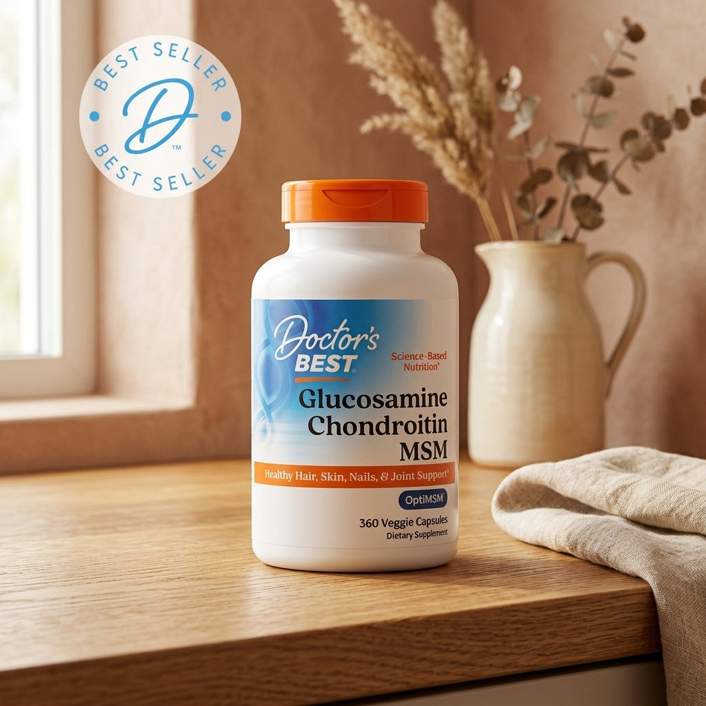 Doctor's Best - Glucosamine Chondroitin MSM with OptiMSM - 360 caps