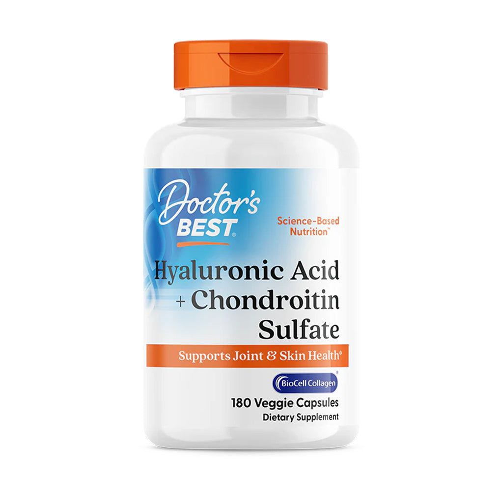 Doctor's Best - Hyaluronic Acid + Chondroitin Sulfate - 180 caps