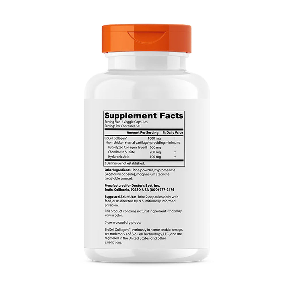 Doctor's Best - Hyaluronic Acid + Chondroitin Sulfate - 180 caps