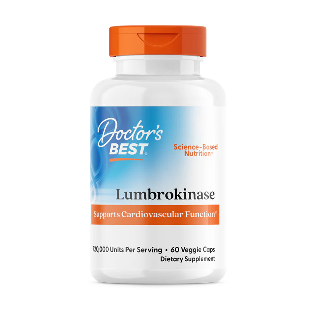 Doctor's Best - Lumbrokinase 20mg - 60 vcaps
