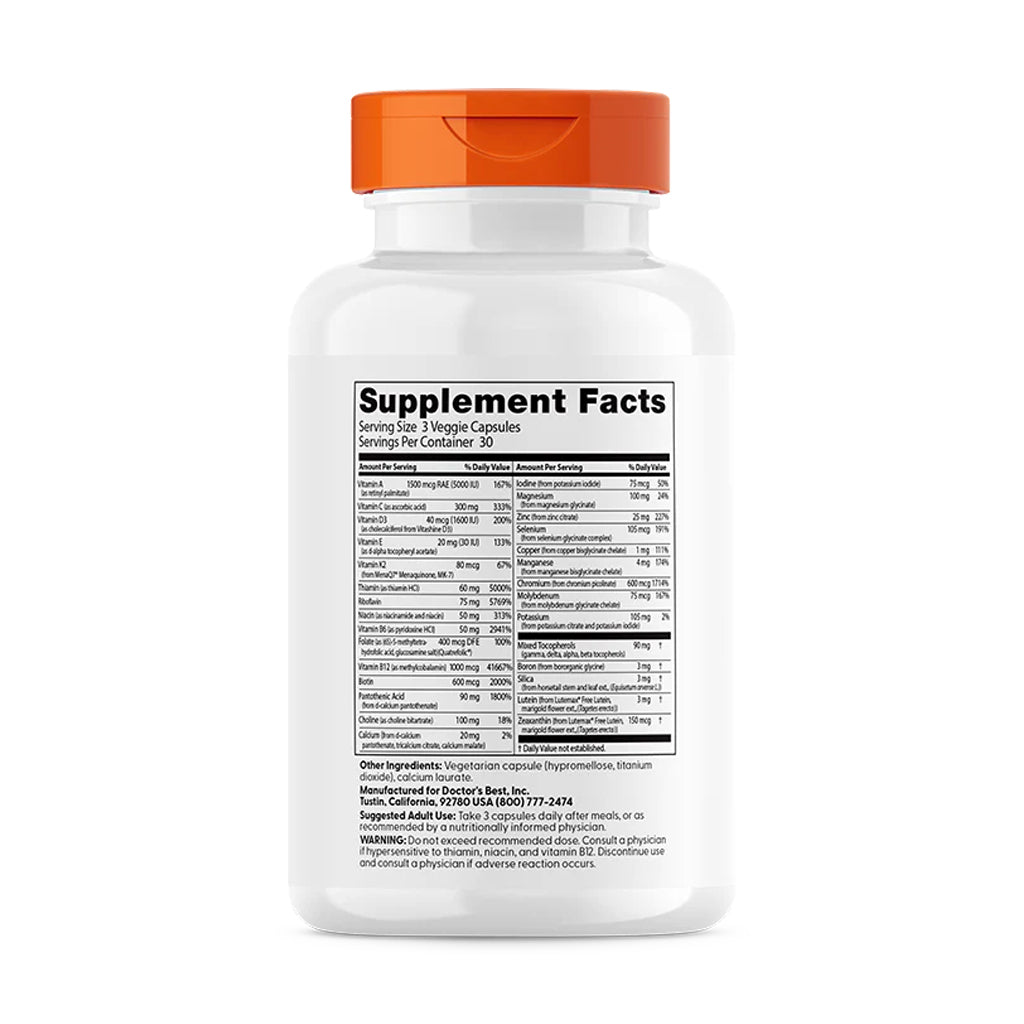 Doctor's Best - Multi-Vitamin Mineral Complex - 90 vcaps