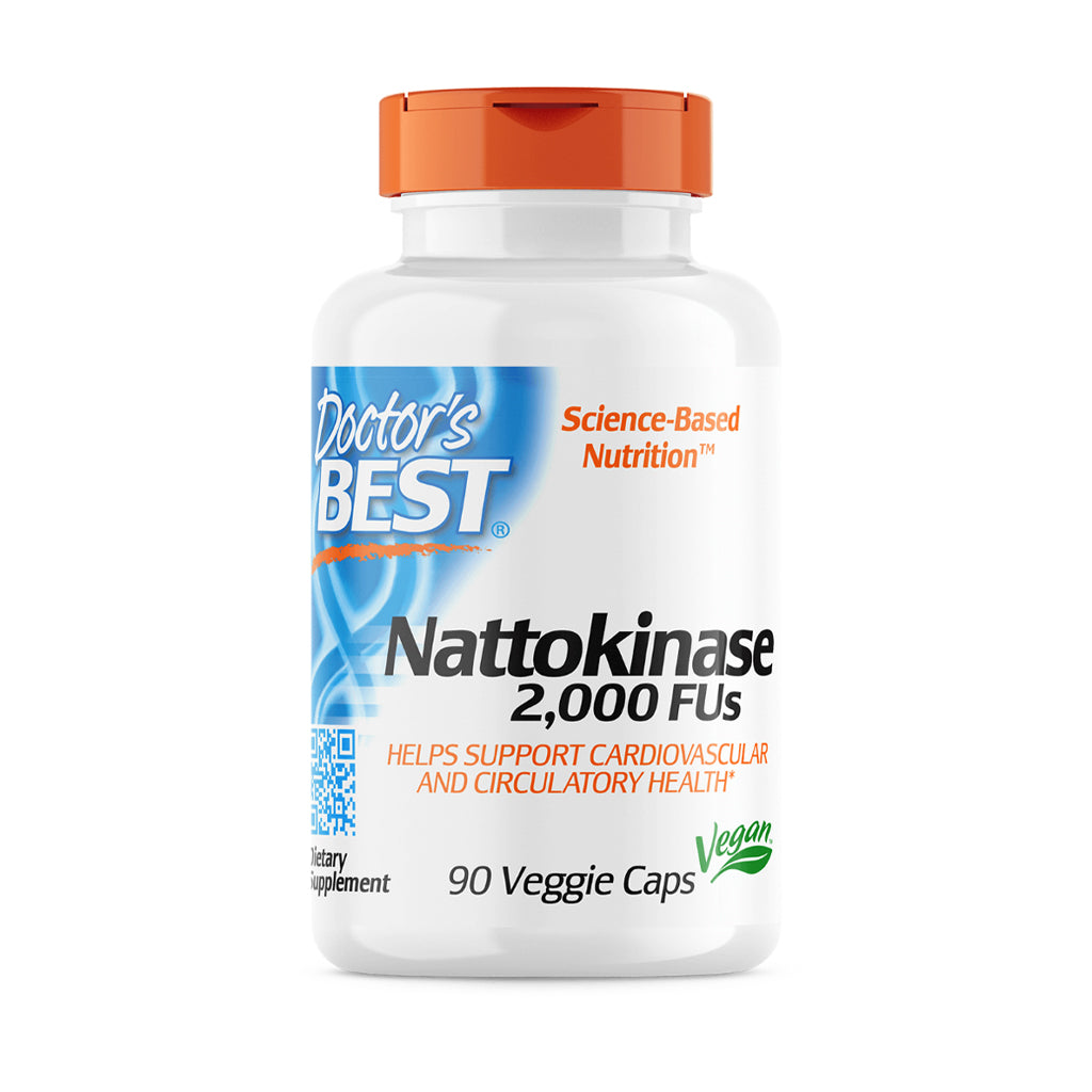 Doctor's Best - Nattokinase 2,000 FU - 90 vcaps