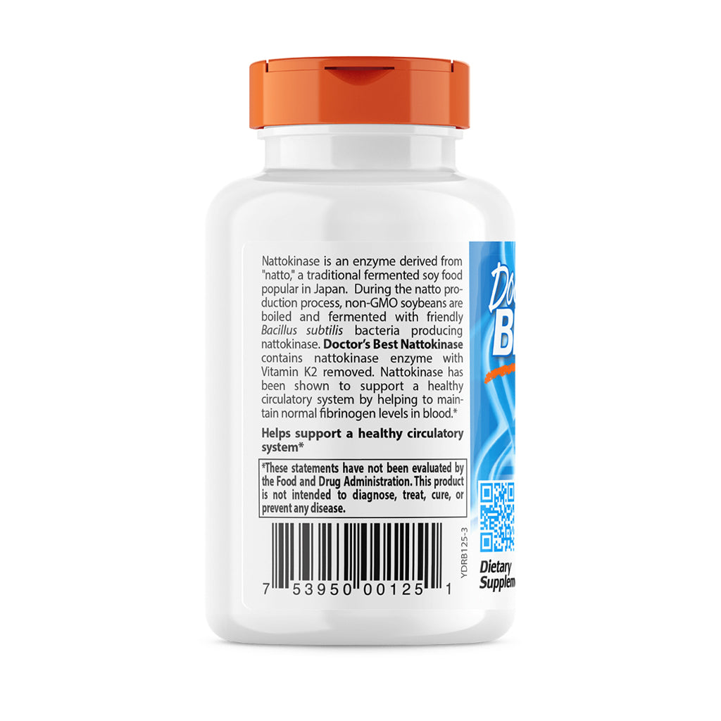 Doctor's Best - Nattokinase 2,000 FU - 90 vcaps