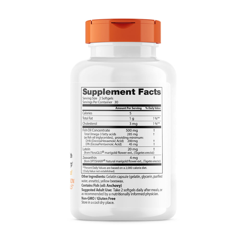 Doctor's Best - Natural Vision Enhancers - 60 softgels