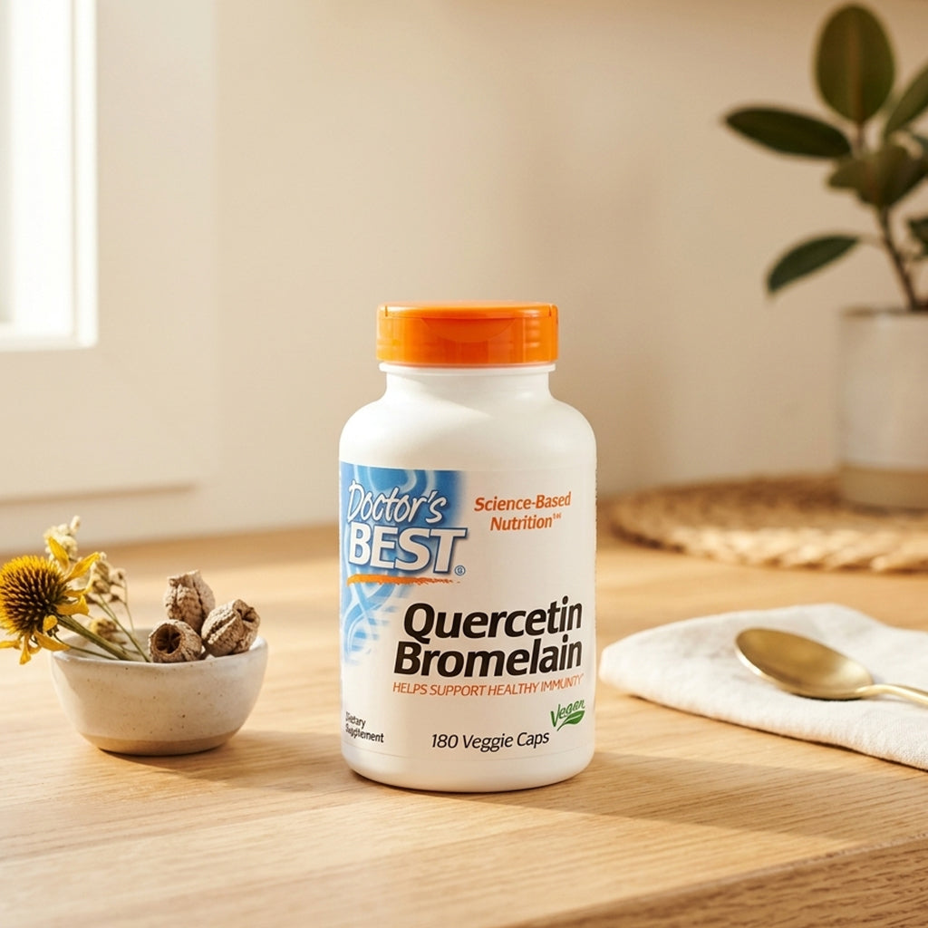 Doctor's Best - Quercetin Bromelain - 180 vcaps