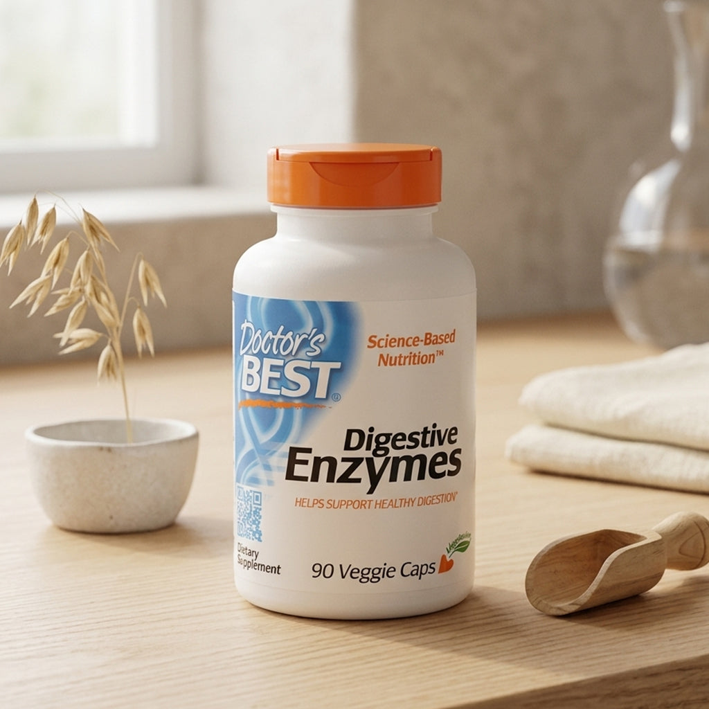 Doctor's Best - Digestive Enzymes - 90 vcaps