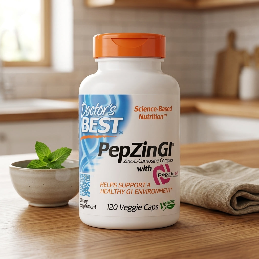 Doctor's Best - PepZin GI® Zink L-Carnosine – 120 capsules