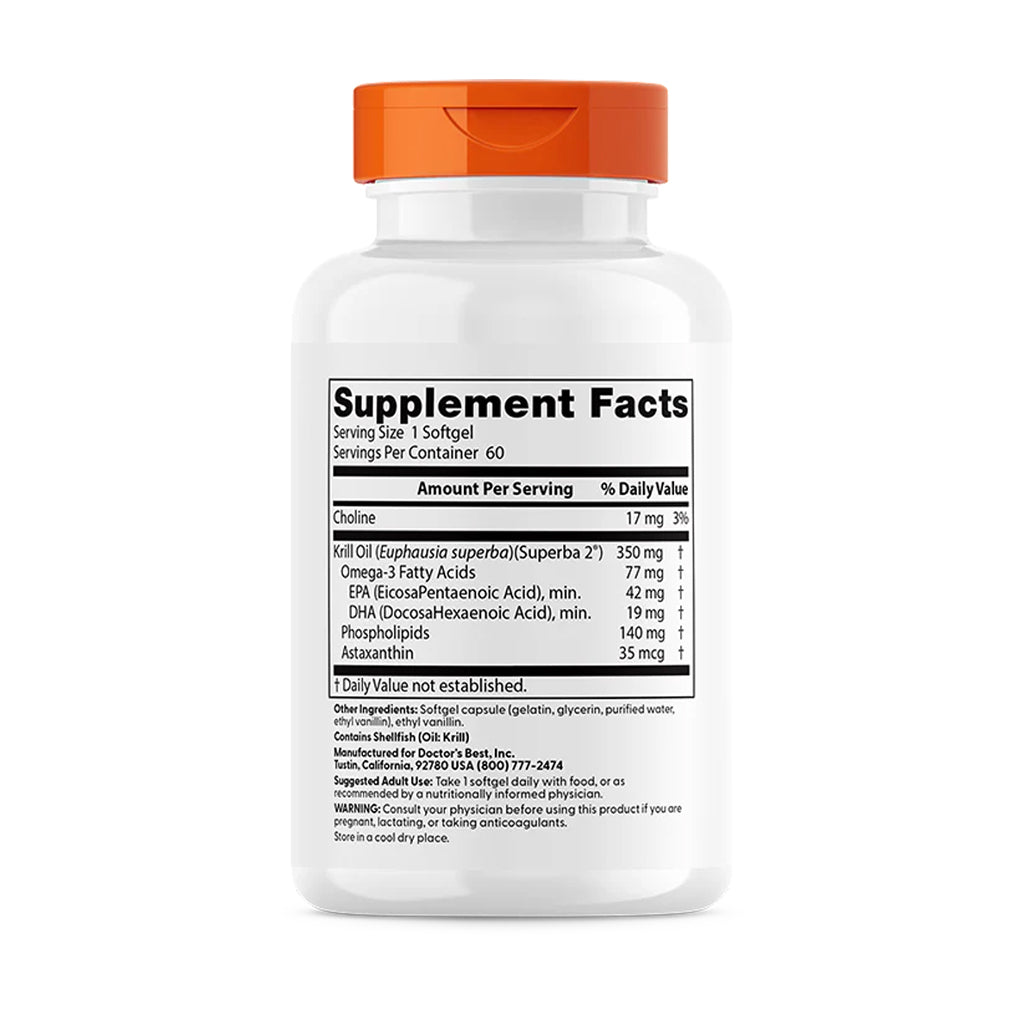Real Krill — 350 mg, 60 Softgels