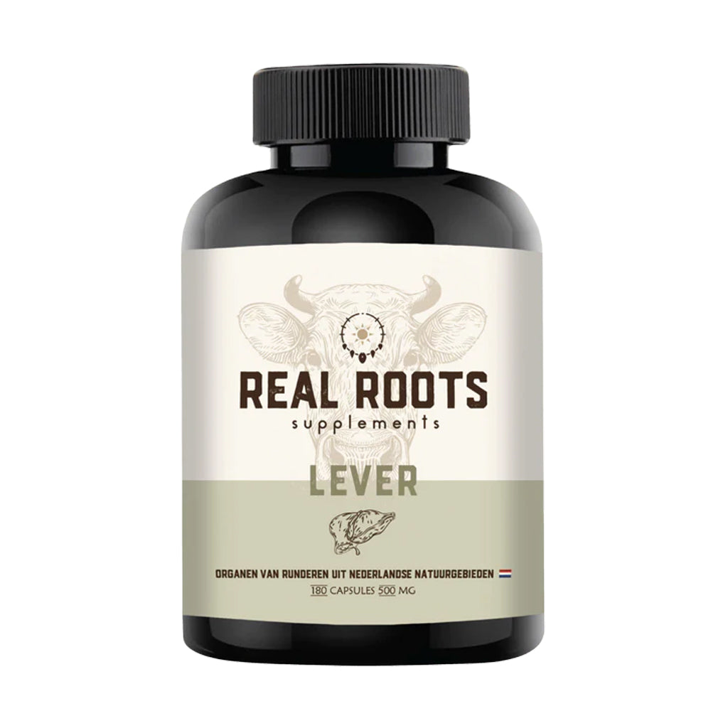 Real Roots - Runderlever 500mg - 180 caps