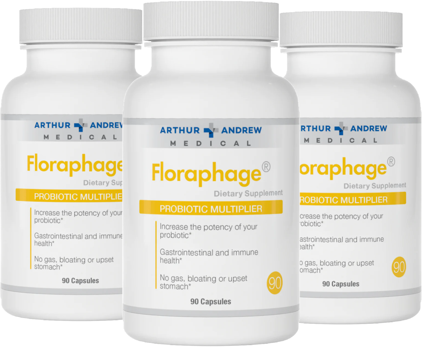 Arthur Andrew - Floraphage® - 3x90 caps - Aanbieding