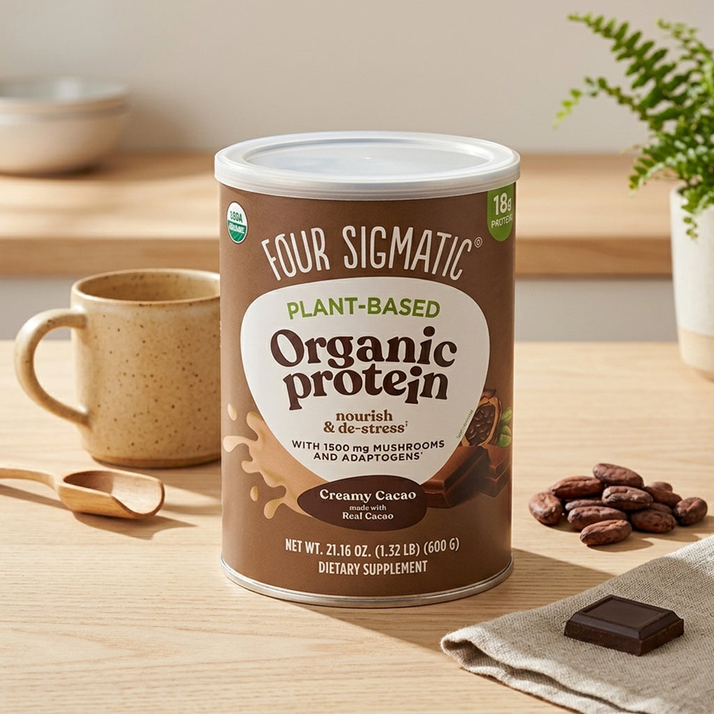 Four Sigmatic Plant-Based Organic Protein Creamy Cacao - 600g