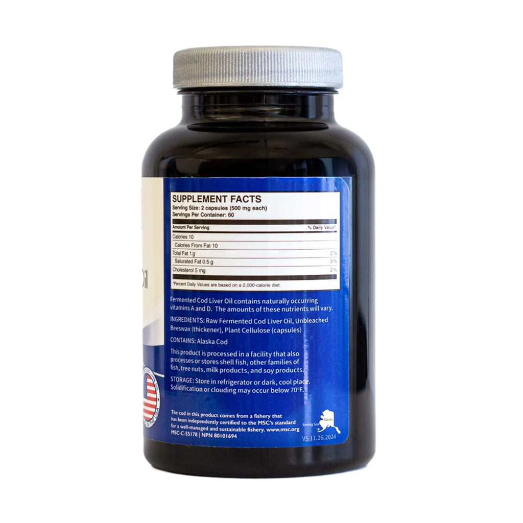 Green Pasture - Gefermenteerde Levertraan - 3x120 caps - Aanbieding