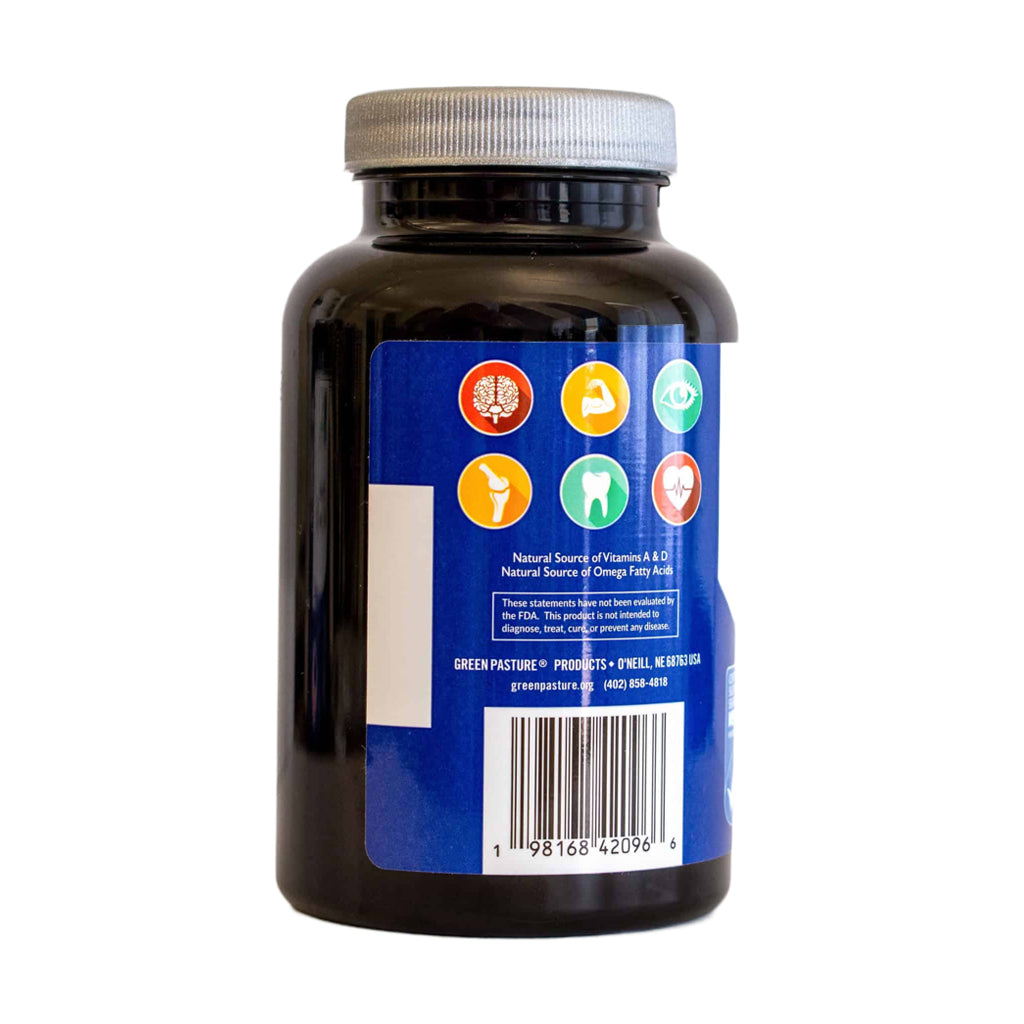 Green Pasture - Gefermenteerde Levertraan - 3x120 caps - Aanbieding
