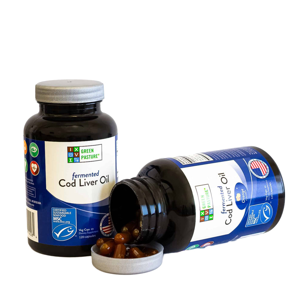 Green Pasture - Gefermenteerde Levertraan - 3x120 caps - Aanbieding