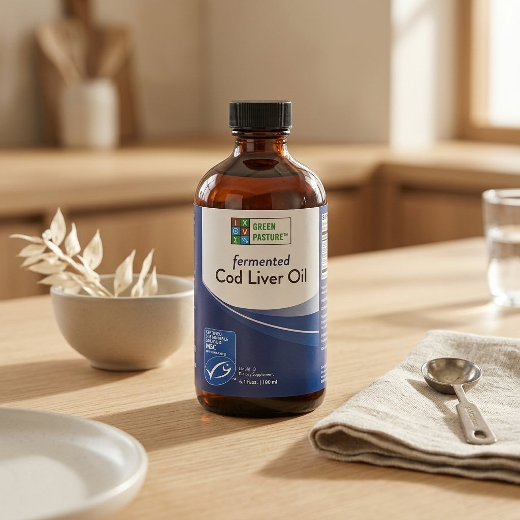 Green Pasture - Fermented Cod Liver Oil (Levertraan) - 180ml