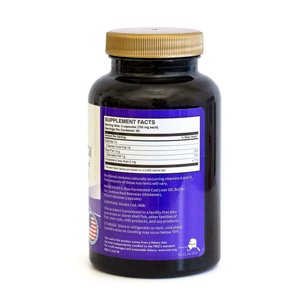 Green Pasture - Gefermenteerde Levertraan & Boterolie - 3x120 caps - Aanbieding