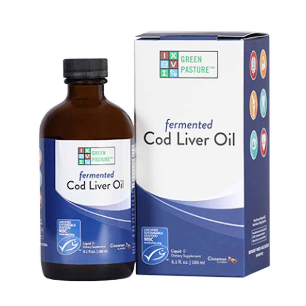 Green Pasture - Fermented Cod Liver Oil (Levertraan) Kaneel - 176ml