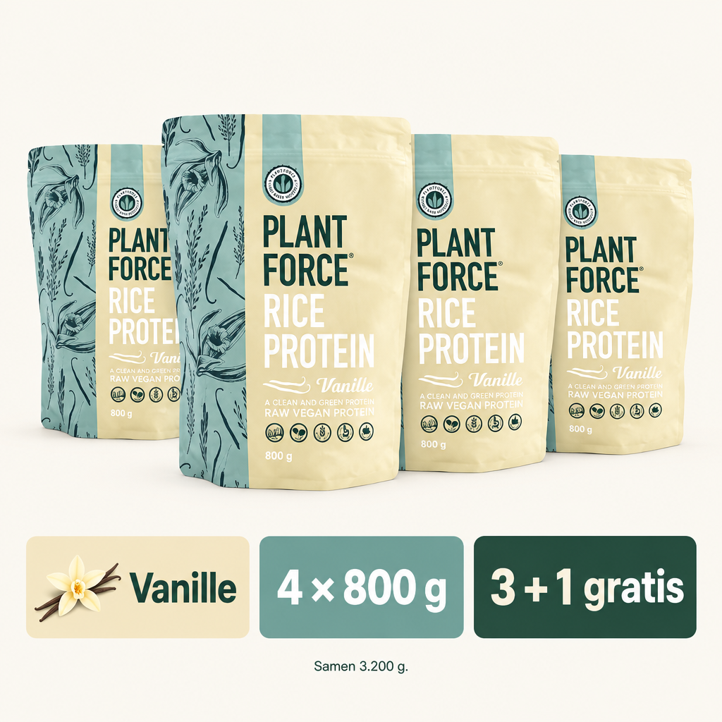 Infographic Rijstproteïne Vanille 3+1