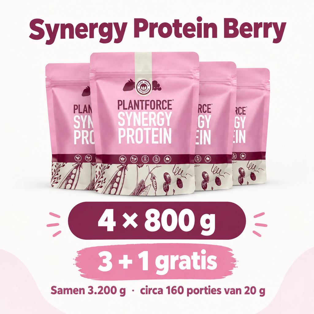 Infographic Synergy Protein Berry 3+1