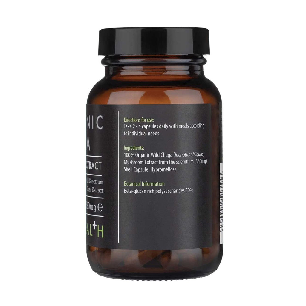 Kiki Health - Organic Chaga Extract - 60 vcaps