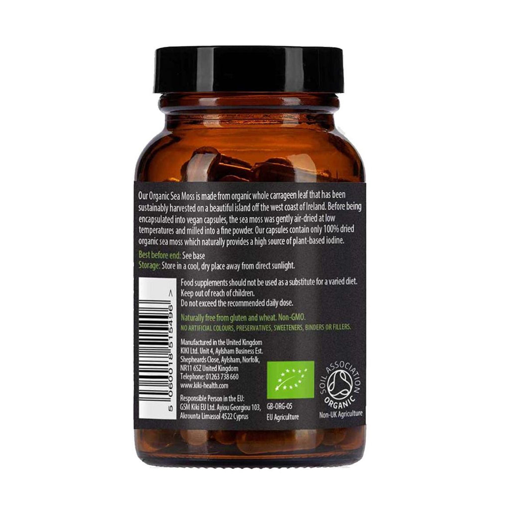 Kiki Health - Organic Irish Sea Moss - 90 vcaps