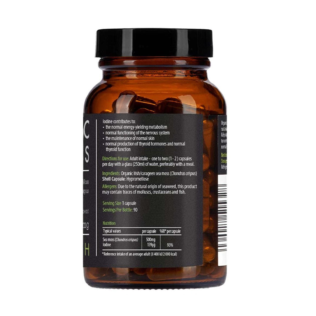 Kiki Health - Organic Irish Sea Moss - 90 vcaps