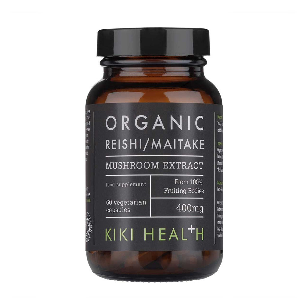 Kiki Health - Organic Reishi/Maitake Extract - 60 vcaps