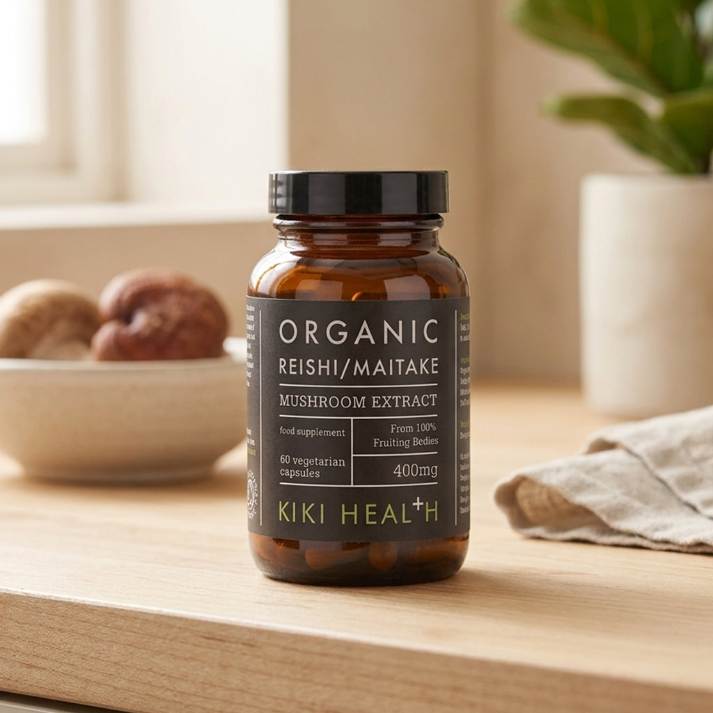 Kiki Health - Organic Reishi/Maitake Extract - 60 vcaps