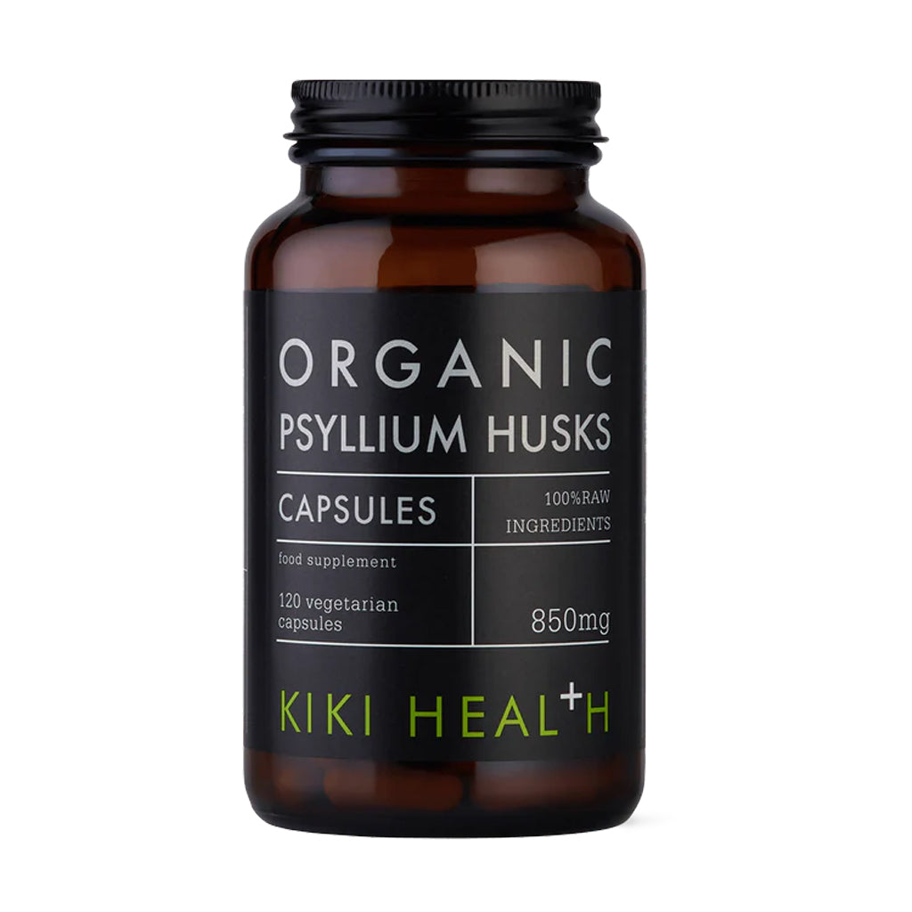 Kiki Health - Organic Psyllium Husks - 120 vcaps