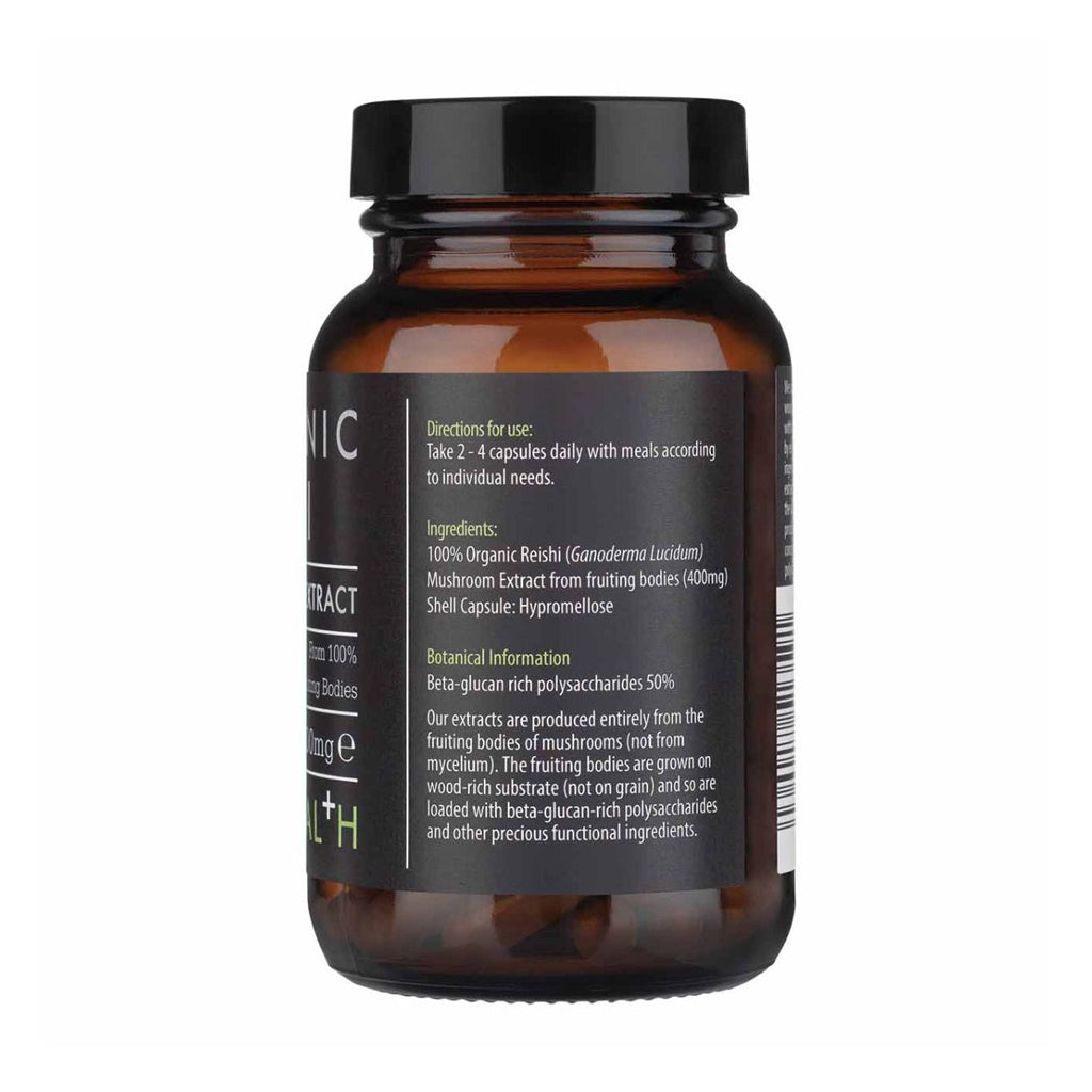 Kiki Health - Organic Reishi Extract - 60 vcaps