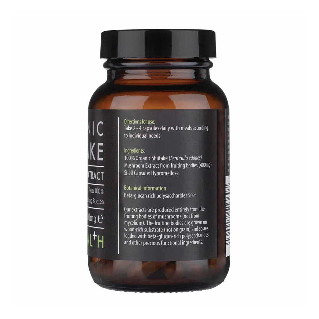 Kiki Health - Organic Shiitake Extract - 60 vcaps