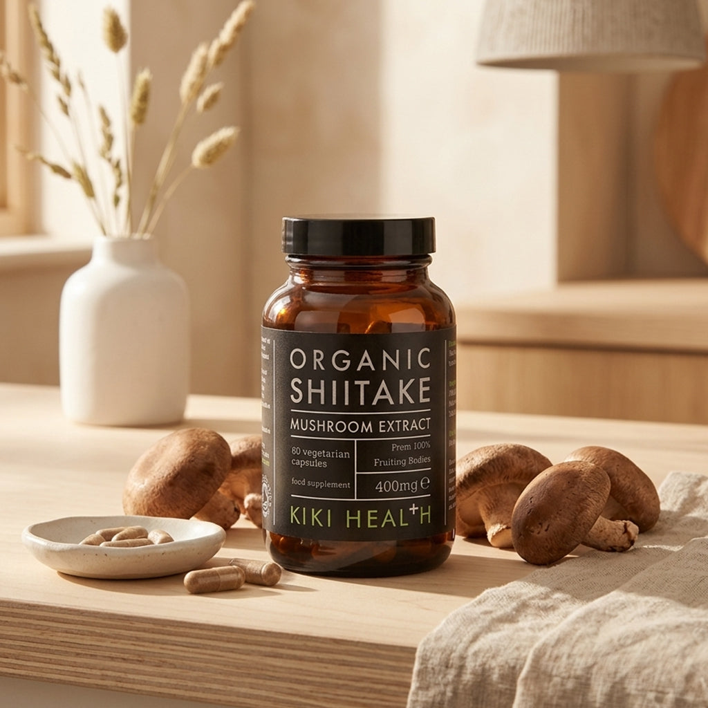 Kiki Health - Organic Shiitake Extract - 60 vcaps