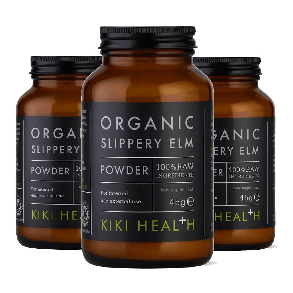 Kiki Health - Slippery Elm Powder Bio - 3x45 gram - Aanbieding
