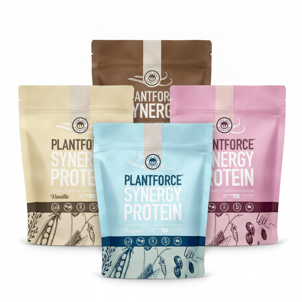 Synergy Protein Alle Smaken – 4 x 800g – 3+1 Gratis
