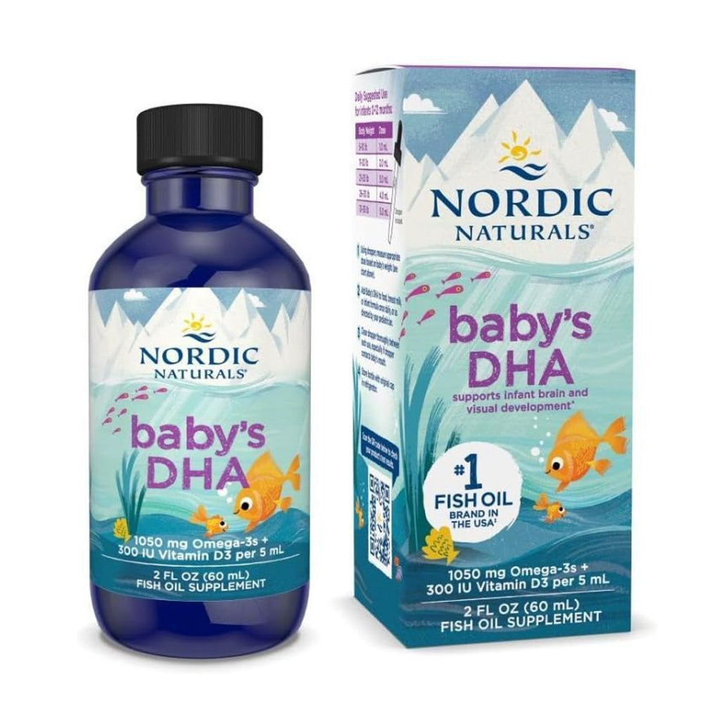 Nordic Naturals - Baby's DHA 1050mg + Vitamin D3 - 60ml