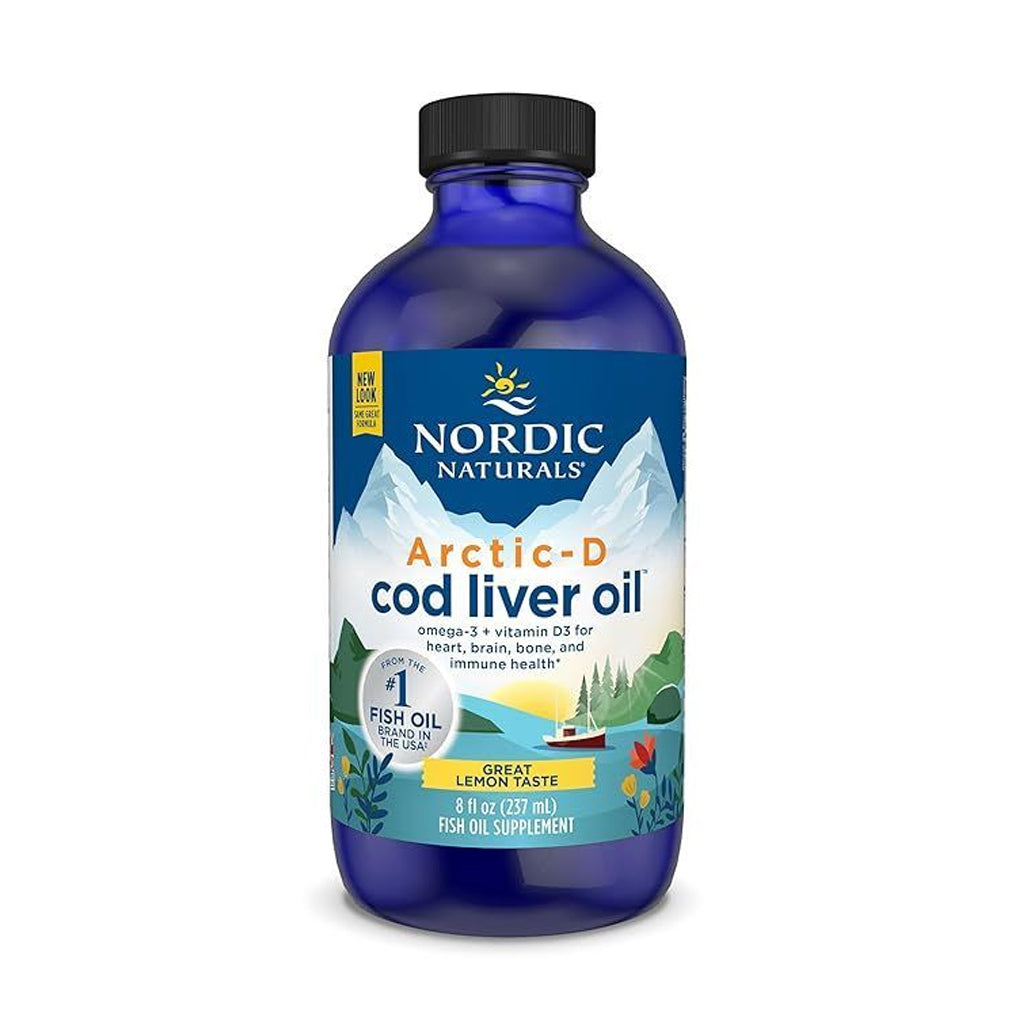 Nordic Naturals - Arctic-D Cod Liver Oil Omega-3 + D3 Lemon - 237ml