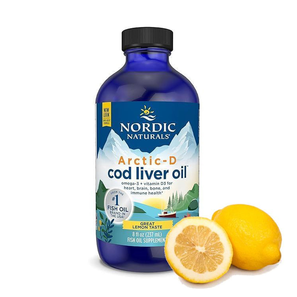 Nordic Naturals - Arctic-D Cod Liver Oil Omega-3 + D3 Lemon - 237ml