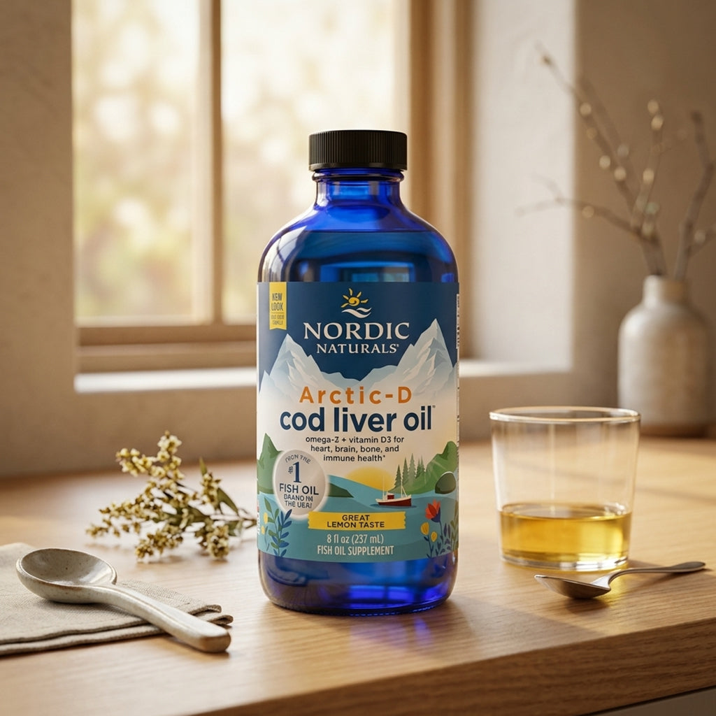 Nordic Naturals - Arctic-D Cod Liver Oil Omega-3 + D3 Lemon - 237ml
