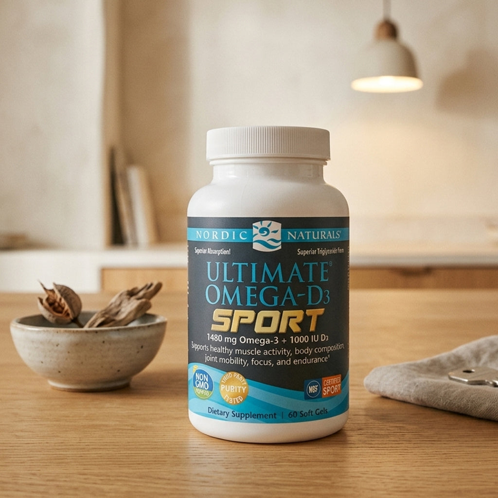 Nordic Naturals - Ultimate Omega D3 Sport Lemon - 60 softgels