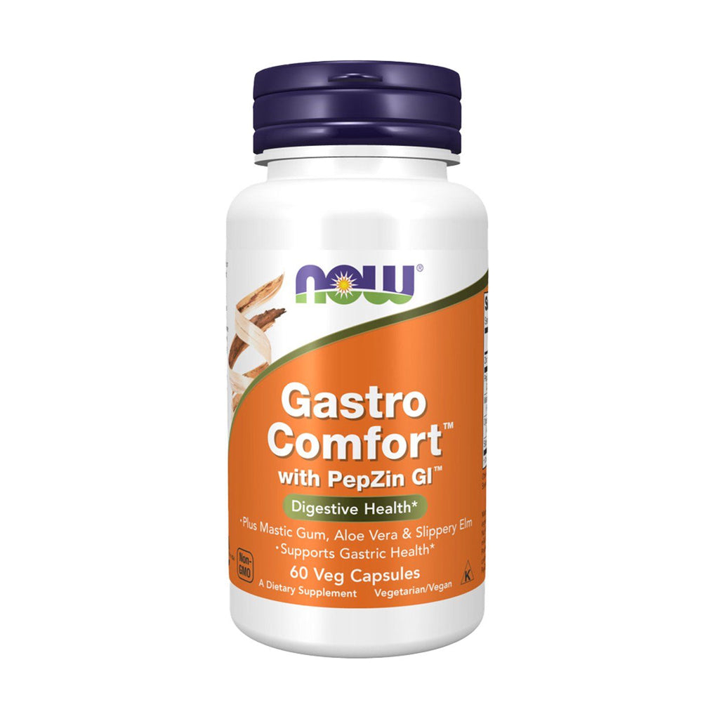 Gastro Comfort + PepZin GI - 60 vcaps - Now Foods
