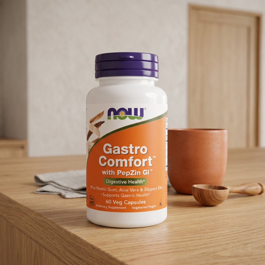 Gastro Comfort + PepZin GI - 60 vcaps - Now Foods