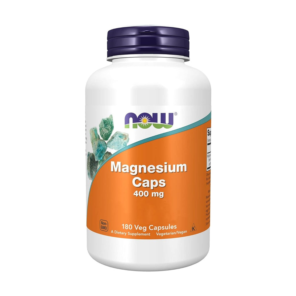 Now Foods - Magnesium 400mg - 180 vcaps
