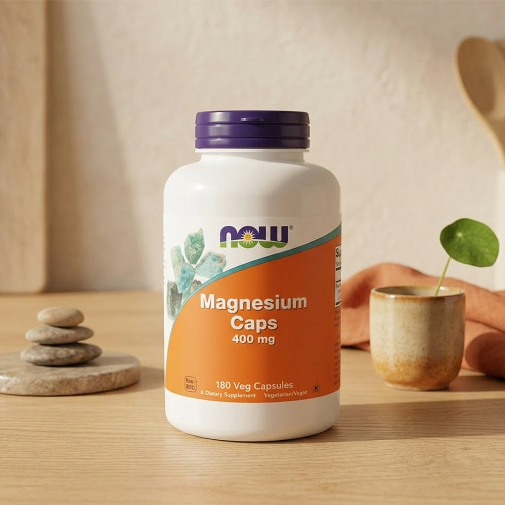 Now Foods - Magnesium 400mg - 180 vcaps
