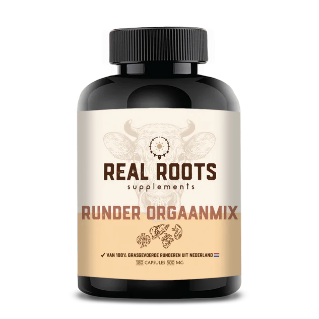 Runder Orgaanmix — Gevriesdroogd — 180 Capsules