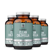 Plantforce Clean Chlorella - 4x1000 tabs - 3+1 Gratis Aanbieding