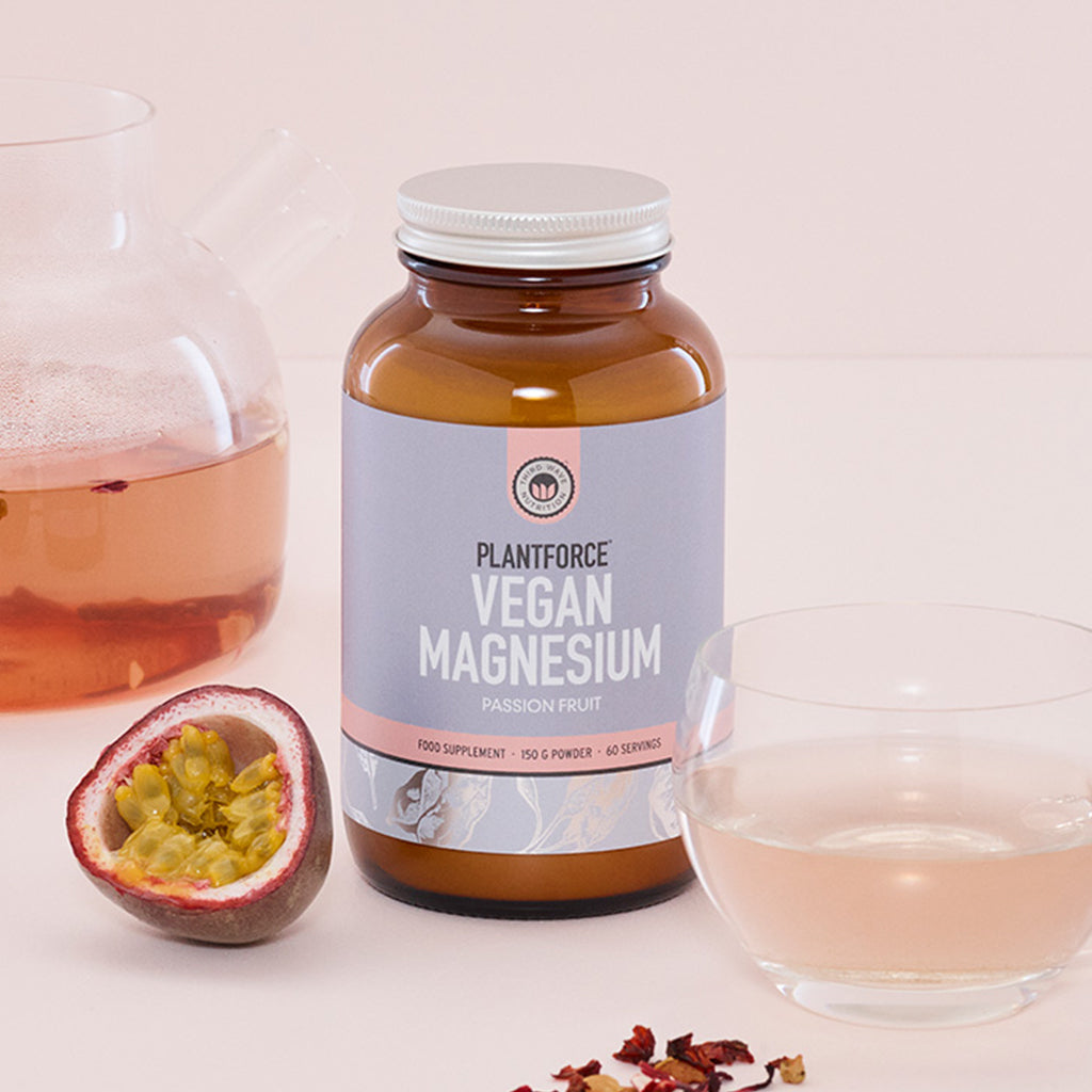 Plantforce - Vegan Ionisch Magnesium Passion Fruit - 3x150g - Aanbieding
